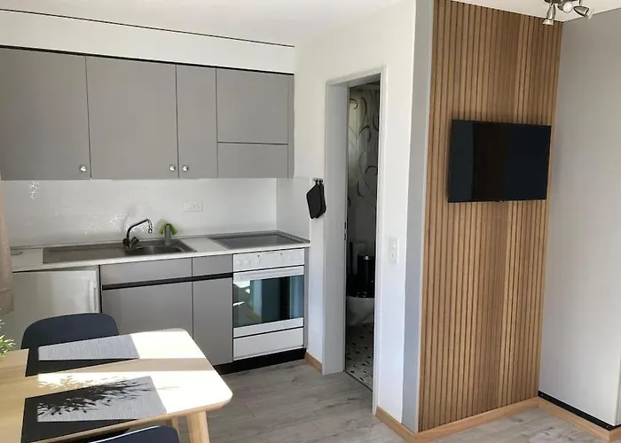 Skirennen Von Der Terrasse Mitverfolgen Appartamento